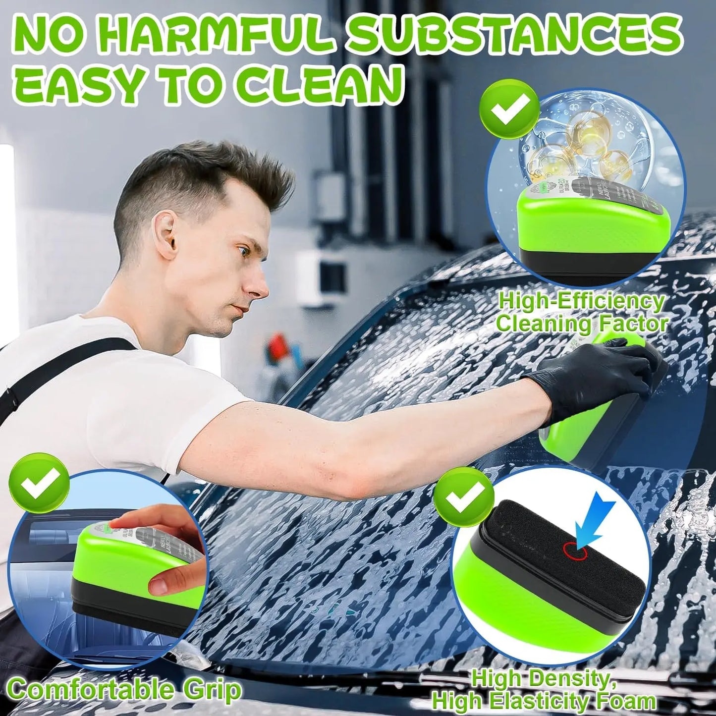150ML Car Glass Oil Film Cleaner Brush
