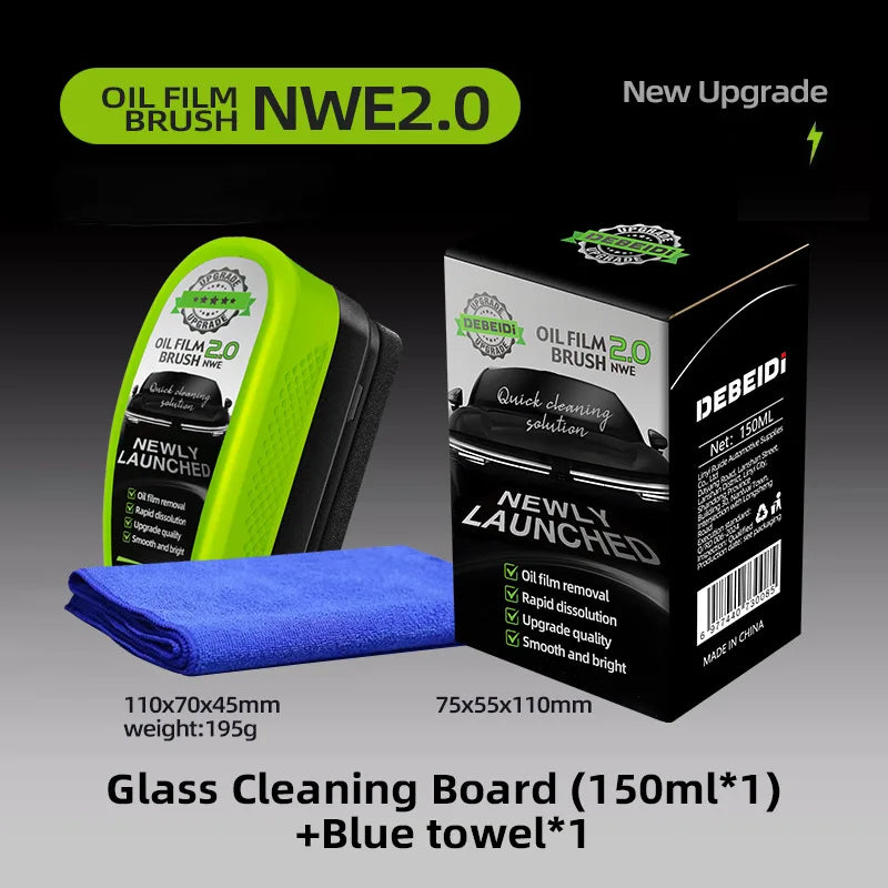 150ML Car Glass Oil Film Cleaner Brush