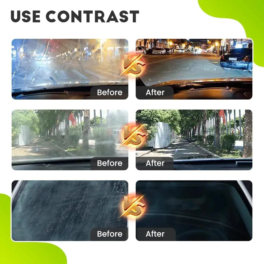 150ML Car Glass Oil Film Cleaner Brush